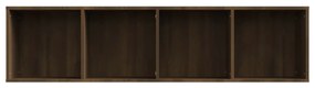 Biblioteca dulap TV stejar maro 143x30x36 cm lemn prelucrat Stejar brun