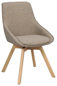 Scaune de dining bej 2 buc. Alison – Rowico