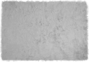 vidaXL Covor din Lână Faux Tafalla Gri 120 x 170 cm Poliester