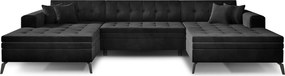 Colțar lemn masiv Formă U Extensibil Verti 350x170cm Personalizabil - Lukso 10