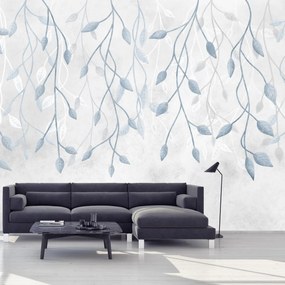 Fototapet - Frunze albastre (147x102 cm)