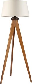 Lampadar AIDA 1xE27/15W/230V stejar/crem
