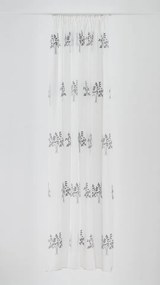 Perdea Mendola Interior, Elma, 140x245 cm, poliester, gri
