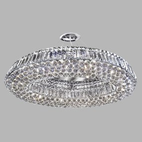 Lustra ovala design LUX cristal Vesuvius 10L