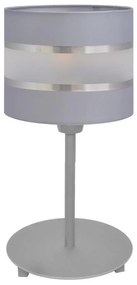 Lampă de masă HELEN 1xE27/60W/230V gri/argintie
