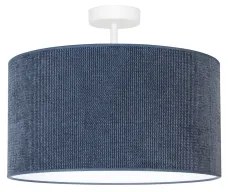 Lustră aplicată Duolla CORDUROY 1xE27/15W/230V d. 40 cm albastru închis