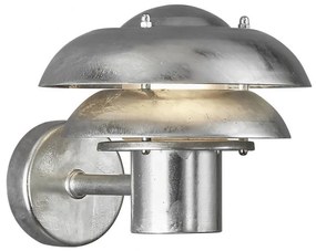 Aplica de perete pentru iluminat exterior modern, IP54 Kurnos 20 galvanizat 2118061031 NL