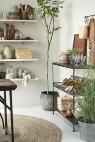 Set de 2 cutii patrate din lemn de frasin CHIP WOOD