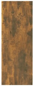 Masuta consola, stejar fumuriu, 78x30x80 cm, lemn prelucrat 1, Stejar afumat