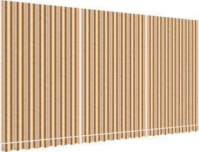 vidaXL Pânză de rezervă copertină, dungi multicolore, 6x3 m
