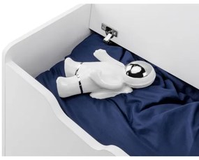 Container depozitare pentru copii PABIS 50x60 cm alb/albastru