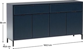 Comoda, albastru indigo, STYLE LS 1