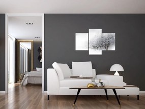 Tablou - Aleea de iarnă (90x60 cm)