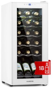 Shiraz 18 Slim Uno, frigider pentru vin, 50 litri, 18 sticle, panou de control tactil, 5-18°C