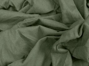 Cearsaf jersey EXCLUSIVE verde inchis 160x200 cm, 100% bumbac