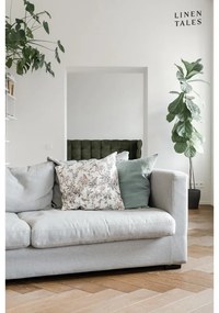 Față de pernă din in Linen Tales, 45 x 45 cm, verde