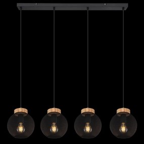 Globo 15663-4H - Lustru suspendat pe cablu PABLO 4xE27/40W/230V