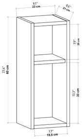 Noptieră TILMO, stejar