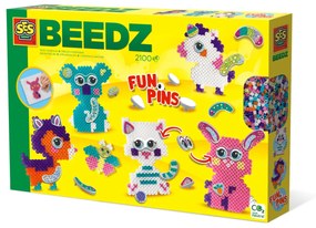 Set creativ copii Beedz – Margele de calcat Funpins animale