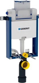 Rezervor incastrat Geberit Omega cu cadru Kombifix pentru wc suspendat 98 cm, montaj in caramida, inaltime redusa