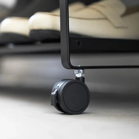 Pantofar negru din metal 83,5x14,5x27,5 cm Tower – YAMAZAKI