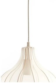 Lustră bej cu abajur textil ø 29 cm Elati – Light &amp; Living