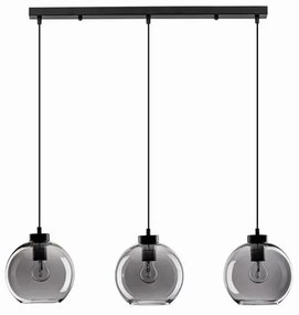 Lustra cu 3 pendule modern PALMER fumuriu