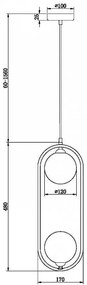 Pendul design circular RING alama