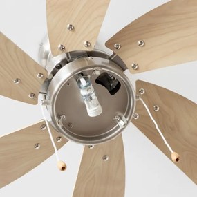 Ventilator de tavan ZEVENTI FAMARA 1xE14/60W/230V bej