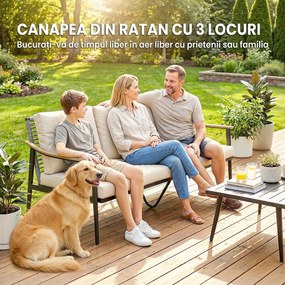Outsunny Canapea pentru terasă | Aosom Romania