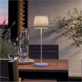 Eglo 75933 - Lampă de birou reîncărcabilă cu LED și dimmer LEONERO, 3,8 W / 5 V / 2000 mAh, alb/verde