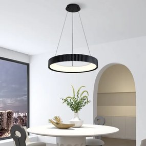Brilagi FALCON MODERN - lustră LED reglabilă suspendată pe cablu, 54W, 230V, 60 cm, negru, telecomandă inclusă