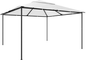 vidaXL Pavilion, alb, 4x4x3 m, 180 g/m²
