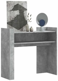 vidaXL Masă consolă, gri beton, 100x35x90 cm, lemn prelucrat