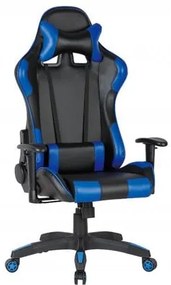 Scaun gaming US90 Silverstone negru-albastru