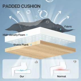 HOMCOM Scaun de Birou Ergonomic și Respirabil cu Suport Lombar Dinamic 4D, 64.5x62.5x112-122 cm, Multicolor | Aosom Romania