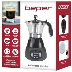 Beper BC040N aparat electric de cafea Moka pentru3 cești