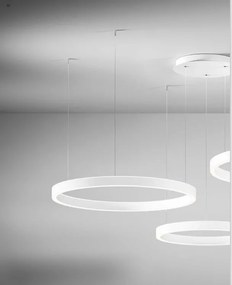 Lustra LED circulara cu 3 inele 96/80/60cm CRISEIDE alb, negru sau auriu