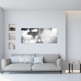 Tablou - Carte poștală de epocă a orașului N⁰3 (120x50 cm)