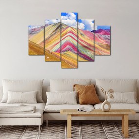 Tablou - Muntele Curcubeu, Peru (150x105 cm)