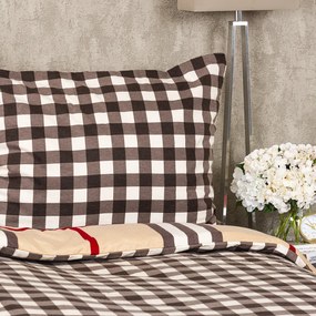 Lenjerie de pat din flanelă 4Home Cub, 160 x 200 cm, 70 x 80 cm