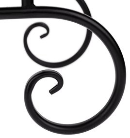 Suport pentru flori, metal, negru, HLAKON