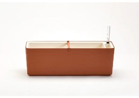 Ghiveci cu auto-irigare Berberis 60, teracotă + crem, 60 cm