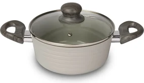 Lamart LT1267 cratiță cu capac Stripe, diametru 20cm