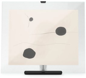 Ramă foto neagră cu picior de susținere din sticlă 26x30,5 cm Flute – Umbra