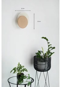 Brilagi - Aplica de perete CIRCLES 1xE27/15W/230V 35x32 cm bej/crem
