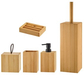 Cutie cu capac pentru dischete demachiante, Bamboo