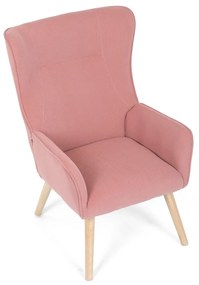 Fotoliu cu spătar înalt PINK2, roz