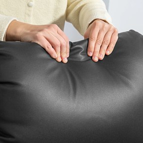 HOMCOM Scaun de masaj Scaun de relaxare Scaun de întins, 1 masă rabatabilă, 1 suport pentru picioare, 77 cm x 93 cm x 105 cm, Negru | Aosom Romania