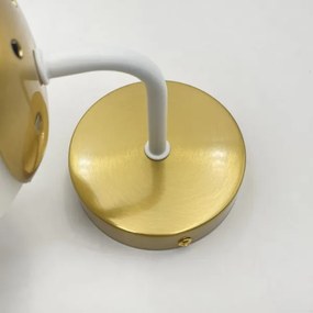 Brilagi - Aplica de perete MALIVA 1xE14/15W/230V, aurie/albă